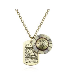 Collier et pendentif - One Piece - Affiche wanted   Chapeau 1 - Culture-Pop-France