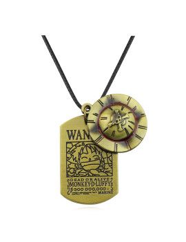 Collier et pendentif - One Piece - Affiche Wanted   chapeau 1 - Culture-Pop-France