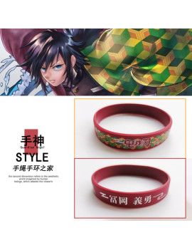 Bracelet Silicone - Demon Slayeur - Giyu Tomioka 1 - Culture-Pop-France