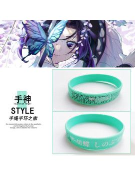 Bracelet Silicone - Demon Slayeur - Shinobu Kochô 1 - Culture-Pop-France