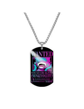 Chaine et pendentif - One Piece - Wanted luffy gear 5 1 - Culture-Pop-France