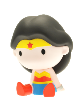 DC COMICS - TIRELIRE CHIBI WONDER WOMAN Plastoy 1 - Culture-Pop-France