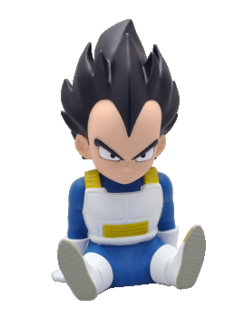 DRAGON BALL - TIRELIRE CHIBI VEGETA Plastoy 1 - Culture-Pop-France
