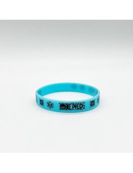 Bracelet Silicone - One Piece bleu 1 - Culture-Pop-France