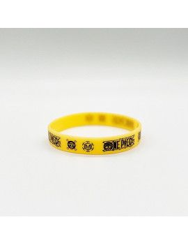 Bracelet Silicone - One Piece jaune 1 - Culture-Pop-France