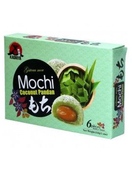 D13110 - MOCHI - MOCHI COCONUT PANDAN 210 Gr / 6 pièces Kaoriya 1 - Culture-Pop-France