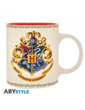 HARRY POTTER - Mug - 320 ml - Poudlard 4 maisons - boîte ABYstyle 1 - Culture-Pop-France