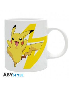 POKEMON - Mug - 320 ml - Logo & Pikachu - subli - box ABYstyle 1 - Culture-Pop-France