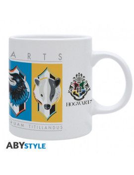 HARRY POTTER - Mug - 320 ml - Crests Simples Maisons - subli boîte ABYstyle 1 - Culture-Pop-France