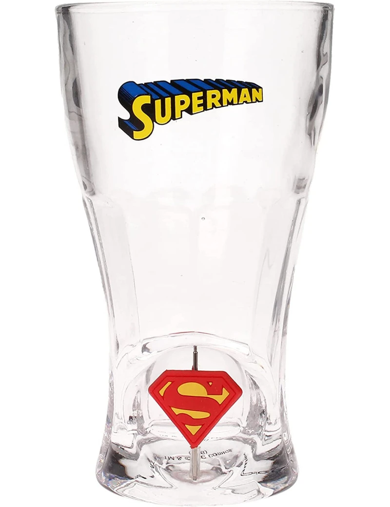 DC - Superman "Logo Rotative" - Verre "9x17x9cm" Sd Toys 1 - Culture-Pop-France DC - Superman "Logo Rotative" - Verre "9x17x9cm" Sd Toys 1 - Culture-Pop-France