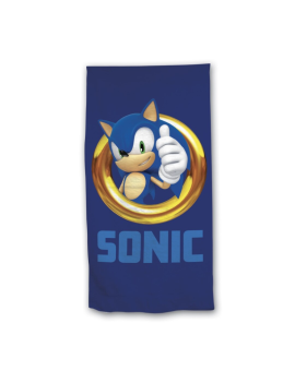 SONIC - Serviette de Plage 100% Coton - 70x140cm AyMax 1 - Culture-Pop-France