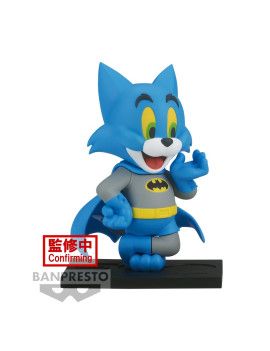 PRECOMMANDE -15323 - TOM AND JERRY - FIGURE COLLECTIONï½TOM AND JERRY AS BATMANï½ WB100TH ANNIVERSARY VER.(A:TOM) Banpresto 1 - Cu