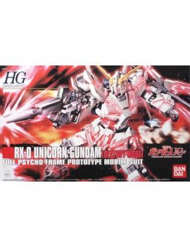 GUNDAM - 1/144 HGUC RX-0 Unicorn Gundam - Model Kit 13cm Bandai Model Kit 1 - Culture-Pop-France