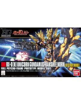 GUNDAM - 1/144 HGUC Unicorn Gundam 02 Banshee Norn - Model Kit 13cm Bandai Model Kit 1 - Culture-Pop-France