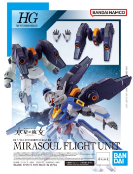 THE WITCH FROM MERCURY - HG 1/144 Mirasoul Flight Unit - Model Kit Bandai Model Kit 1 - Culture-Pop-France