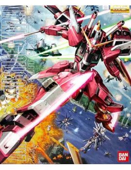 GUNDAM - MG 1/100 ZGMF-X19A Infinite Justice Gundam - Model Kit Bandai Model Kit 1 - Culture-Pop-France