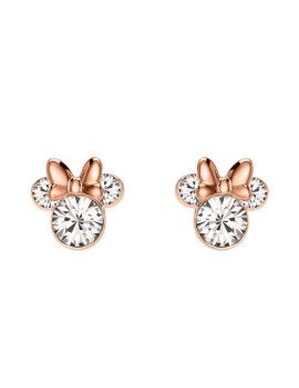 MINNIE - 1 Paire de Clous d'Oreilles - Laiton Argent Plaqué 1 - Culture-Pop-France