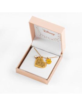 WINNIE L'OURSON - Coeur - Collier en Laiton Plaqué 1 - Culture-Pop-France