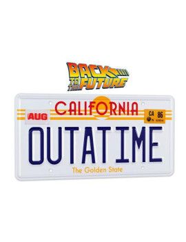 RETOUR VERS LE FUTUR - Plaque Minéralogique 'Outatime' - Réplique 1/1 Doctor Collector 1 - Culture-Pop-France