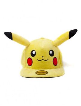 POKEMON - Casquette Snapack Premium Plush - Pikachu Difuzed 1 - Culture-Pop-France