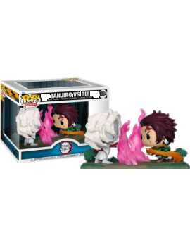 DEMON SLAYER - POP MOMENT N° 1034 - Tanjiro vs Rui Funko 1 - Culture-Pop-France