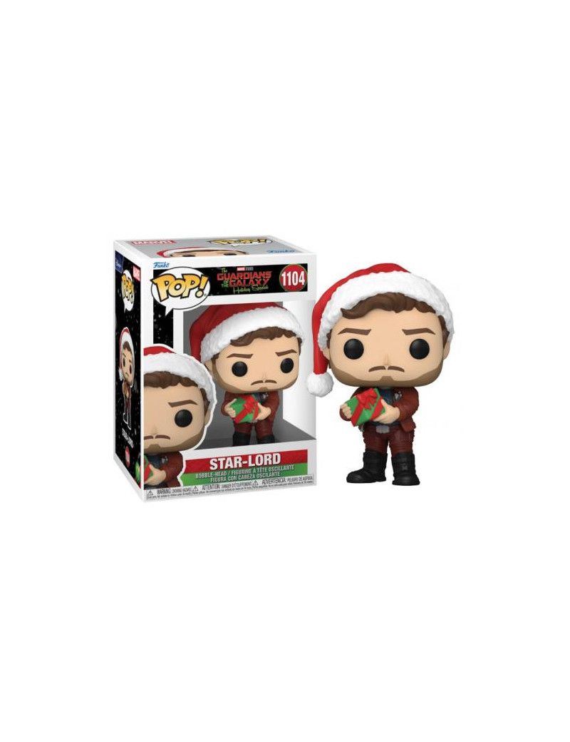 MARVEL - POP N°1104 - Les gardiens de la galaxie - Star Lord 'Holiday' Funko 1 - Culture-Pop-France MARVEL - POP N°1104 - Les gardiens de la galaxie - Star Lord 'Holiday' Funko 1 - Culture-Pop-France