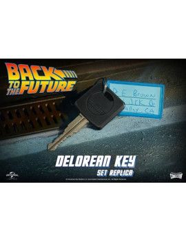 RETOUR VERS LE FUTUR - Réplique 1/1 de la clé de la DeLorean Doctor Collector 1 - Culture-Pop-France