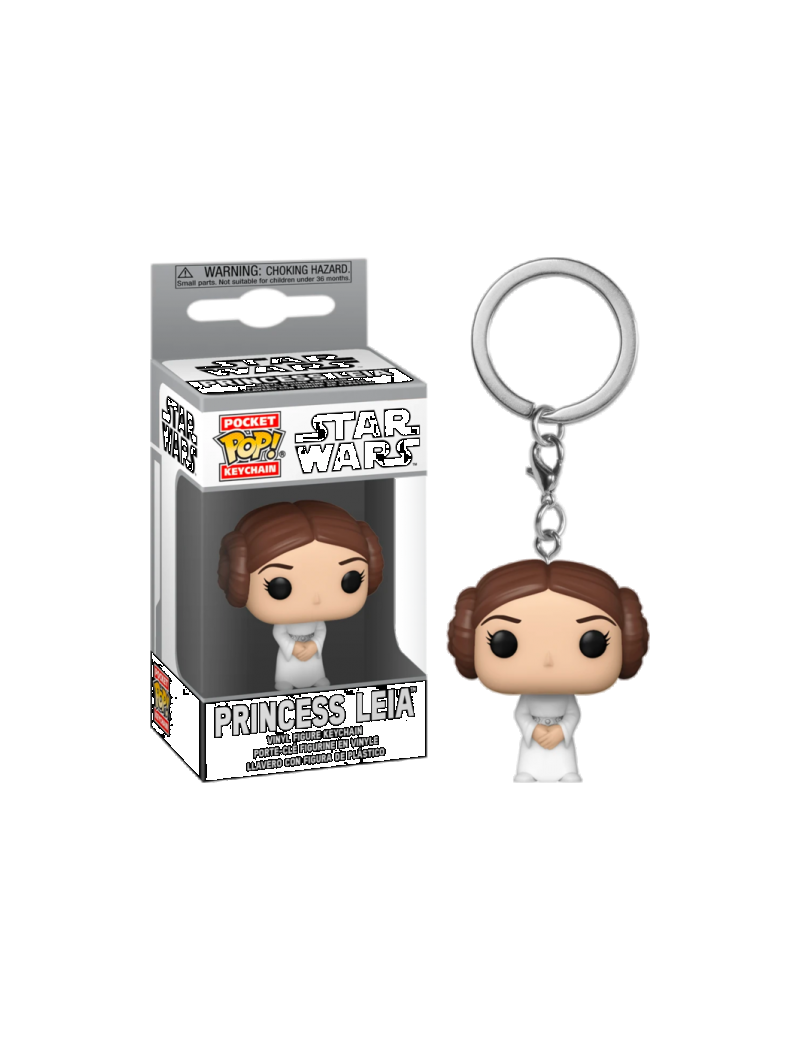 STAR WARS - Pocket Pop Keychains - Leia - 4cm Funko 1 - Culture-Pop-France STAR WARS - Pocket Pop Keychains - Leia - 4cm Funko 1 - Culture-Pop-France