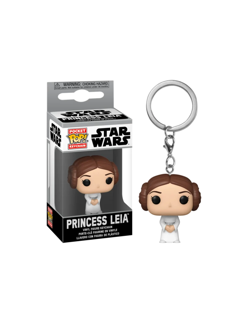 STAR WARS - Pocket Pop Keychains - Leia - 4cm Funko 1 - Culture-Pop-France STAR WARS - Pocket Pop Keychains - Leia - 4cm Funko 1 - Culture-Pop-France