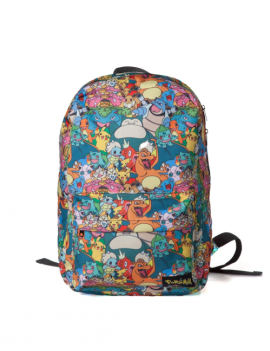POKEMON - All Over Printed Characters Backpack Difuzed 1 - Culture-Pop-France