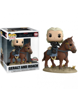 THE WITCHER - POP Rides Deluxe N° 108 - Geralt et Ablette S.E. Funko 1 - Culture-Pop-France