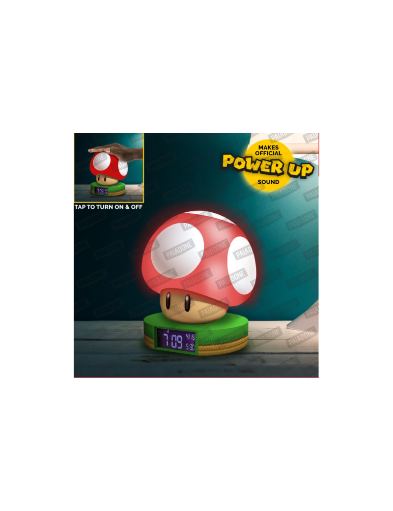 NINTENDO - Super champignon - Réveil 12cm Paladone 1 - Culture-Pop-France NINTENDO - Super champignon - Réveil 12cm Paladone 1 - Culture-Pop-France