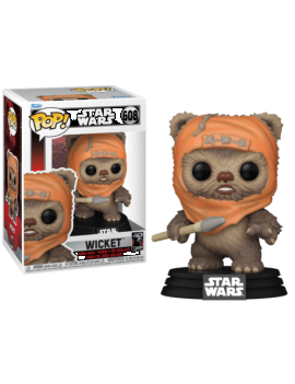 STAR WARS 6 "40EME ANNIVERSAIRE" - POP N° 608 - Wicket Funko 1 - Culture-Pop-France