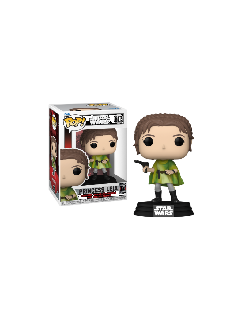STAR WARS 6 "40EME ANNIVERSAIRE" - POP N° 607 - Leia (BH) Funko 1 - Culture-Pop-France STAR WARS 6 "40EME ANNIVERSAIRE" - POP N° 607 - Leia (BH) Funko 1 - Culture-Pop-France