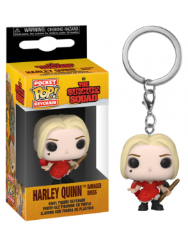 SUICIDE SQUAD - Pocket Pop Keychains - Harley Quinn (Damaged Dress) Funko 1 - Culture-Pop-France