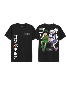 HUNTER X HUNTER - Gon & Killua - T-Shirt Oversize Homme (L) Cotton Division 1 - Culture-Pop-France