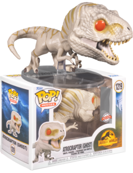 JURASSIC WORLD 3 - POP Movies N° 1219 - Atrociraptor (Ghost) Funko 1 - Culture-Pop-France