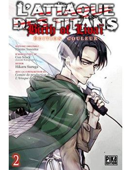 L'ATTAQUE DES TITANS - Birth of Livai - Tome 2 EDITION COULEUR Pika 1 - Culture-Pop-France