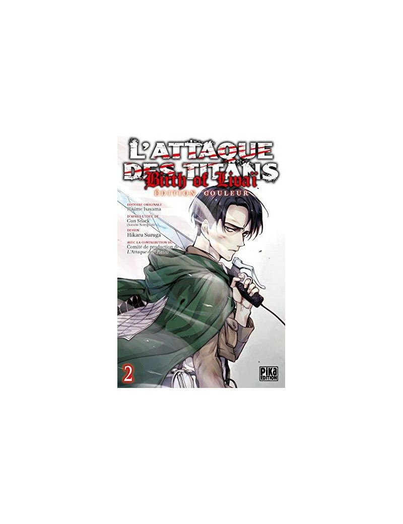 L'ATTAQUE DES TITANS - Birth of Livai - Tome 2 EDITION COULEUR