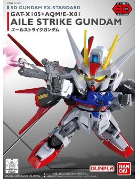 GUNDAM - SD Gundam Ex-Standard Aile Strike Gundam - Model Kit Bandai Model Kit 1 - Culture-Pop-France
