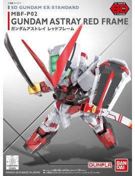 GUNDAM - SD Gundam Ex-Standard Gundam Astray Red Frame - Model Kit Bandai Model Kit 1 - Culture-Pop-France