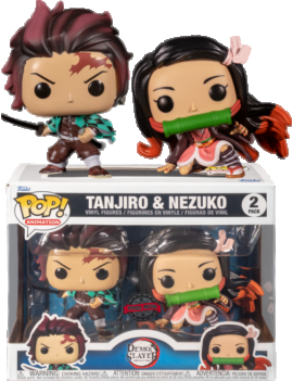 DEMON SLAYER - Pop N° 02- 2PK Tanjiro & Nezuko SPECIAL EDITION Funko 1 - Culture-Pop-France