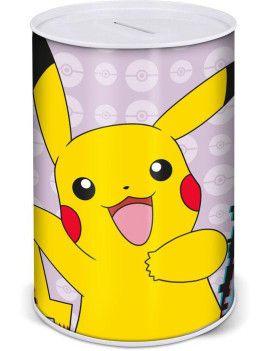 POKEMON - Pikachu - Tirelire en Métal - H 15 cm x D 10cm Stor 1 - Culture-Pop-France
