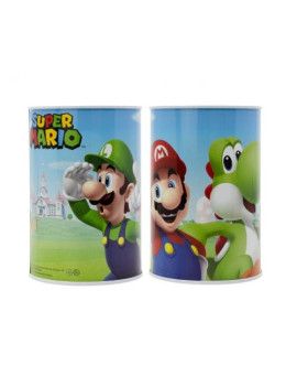 SUPER MARIO - Tirelire en Métal - H 15 cm x D 10cm Stor 1 - Culture-Pop-France