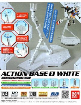GUNDAM - Action Base White 1 Bandai Model Kit 1 - Culture-Pop-France