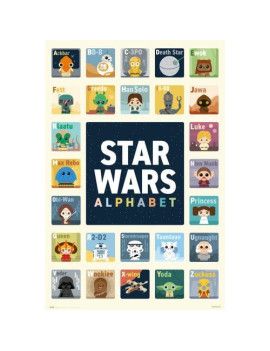 STAR WARS - Alphabète - Poster 61x91.5cm 1 - Culture-Pop-France