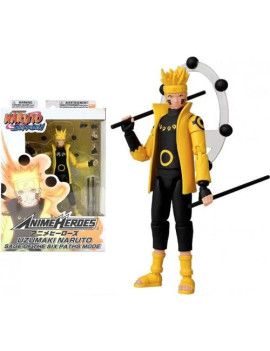 NARUTO - Naruto Sage of Six Paths Mode - Figurine Anime Heroes 17cm Bandai Red 1 - Culture-Pop-France