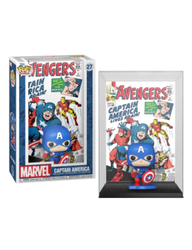 MARVEL - POP Comic Cover N° 27 - Captain America Avengers #4 (1963) Funko 1 - Culture-Pop-France