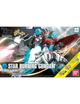 GUNDAM Build Fighters - Model Kit - HG 1/144 - Star Burning Gundam Bandai Model Kit 1 - Culture-Pop-France
