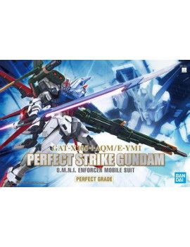 GUNDAM - PG 1/60 GAT-X105 AQM/E-YM1 Perfect Strike Gundam REPROD Bandai Model Kit 1 - Culture-Pop-France